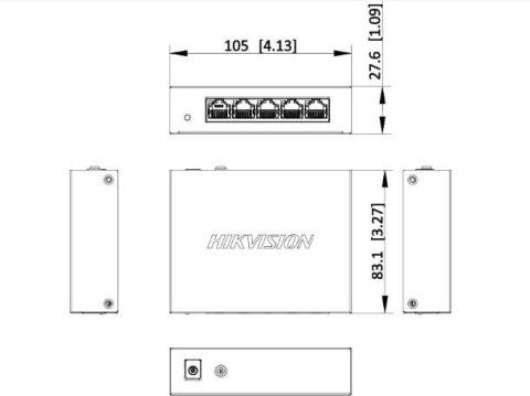 Switch Hikvision DS-3E0505-O HIKVISION