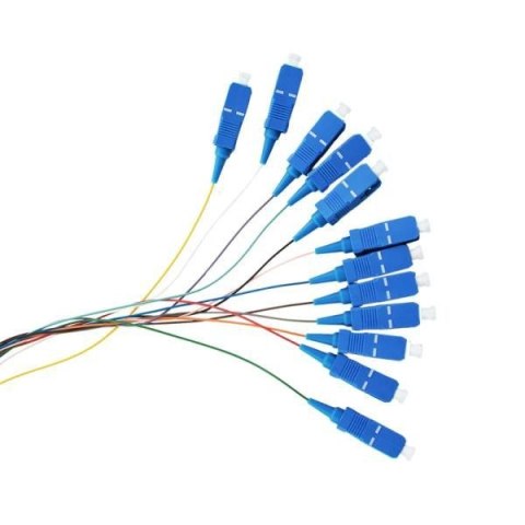 12X PIGTAIL SC/UPC SM G657A2 GOLD zestaw 12x 2m OEM
