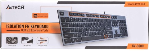 Klawiatura komputerowa A4tech KV-300H USB szary A4TECH