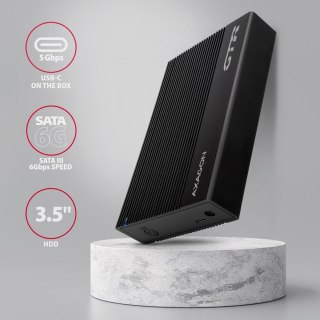 Obudowa zewnętrzna AXAGON EE35-GTR aluminiowa USB3.2 Gen1 - SATA 6G 3.5'' AXAGON