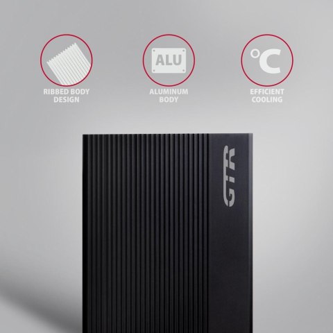 Obudowa zewnętrzna AXAGON EE35-GTR aluminiowa USB3.2 Gen1 - SATA 6G 3.5'' AXAGON