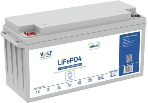 AKUMULATOR VOLT POLSKA LITOWO-ŻELAZOWO-FOSFORANOWY LiFePO4 12,8V 200Ah 200A VOLT POLSKA