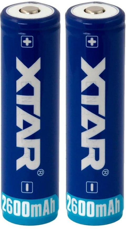 Akumulator 18650 Li-Ion 3,7V Xtar 2600mAh (1 szt.) z zabezpieczeniem XTAR