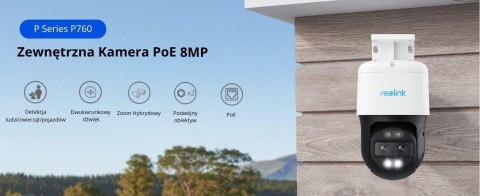 Kamera IP Reolink Trackmix Series P760 POE obrotowa 8MP REOLINK