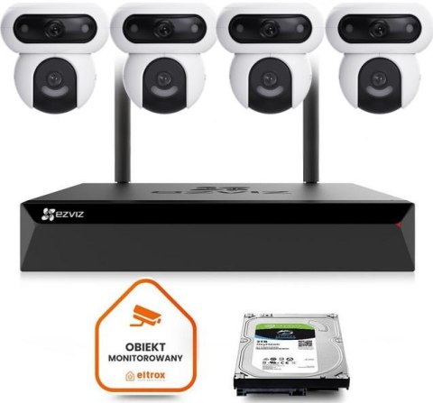Zestaw do monitoringu Wi-Fi EZVIZ 4x H90 4MP+4MP EZVIZ