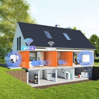 Kamera IP Ezviz HB8 Lite Kit bateryjna PT Wi-Fi 4MP z panelem słonecznym 5W EZVIZ