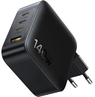 Ładowarka sieciowa Baseus EnerFill FH11 GaN 140 W 3x USB-C 1x USB-A PD 3.0 QC 4.0+ + kabel BASEUS