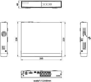 Rejestartor IP Hikvision DS-7108NI-Q1/8P/M(D) HIKVISION