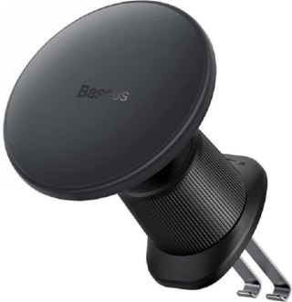 UCHWYT SAMOCHODOWY ŁADOWARKA INDUKCYJNA Baseus CW01 MagSafe Qi 2.0 15 W NA KRATKĘ CZARNY BASEUS