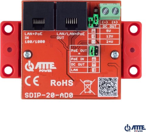 Adapter PoE obniżający napięcie ATTE SDIP-20-AD0 ATTE