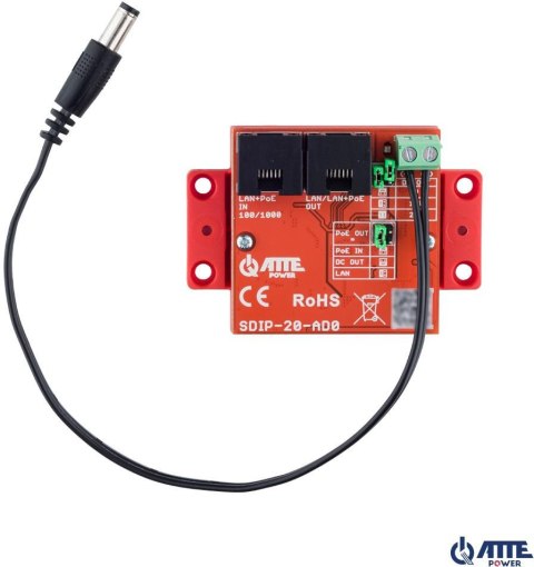 Adapter PoE obniżający napięcie ATTE SDIP-20-AD0 ATTE
