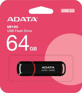 Adata Pendrive UV150 64GB USB3.2 czarny ADATA