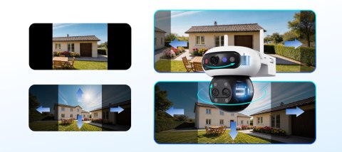 Kamera IP Ezviz C90f Triple 3K (5MP+5MP+5MP) Wi-Fi EZVIZ