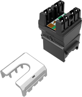 Moduł Keystone szybkozaciskowy narzędziowy SOLARIX Cat.6 UTP RJ45 czarny 25286803 SOLARIX