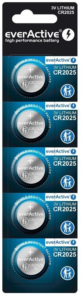 Bateria CR2025 everActive (blister 5 szt.) EVERACTIVE