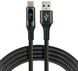 KABEL USB-A / USB-C LCD everActive CBB-1CBL 100cm 3A EVERACTIVE