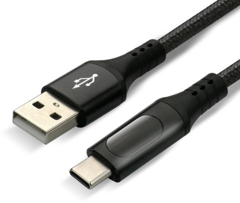 KABEL USB-A / USB-C LCD everActive CBB-1CBL 100cm 3A EVERACTIVE
