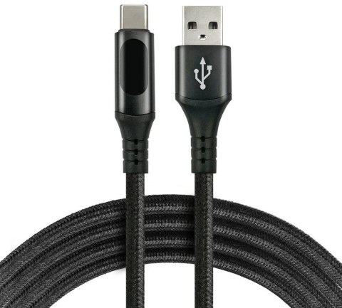 KABEL USB-A / USB-C LCD everActive CBB-1CBL 100cm 3A EVERACTIVE