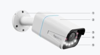 Kamera IP Reolink P430 POE 8MP 5x zoom biała REOLINK