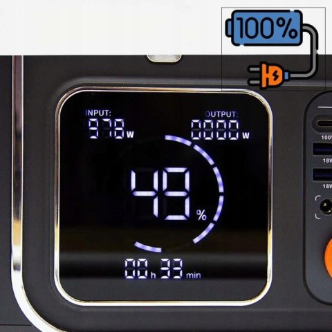 Przenośna stacja zasilania Orllo1200W/1500W Magazyn Energii LIFEPO4 EVE ORLLO