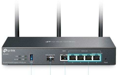 ROUTER TP-LINK ER706W VPN Omada AX3000 TP-LINK