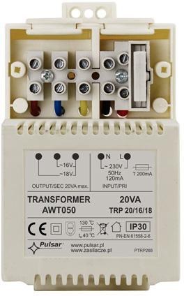 TRANSFORMATOR Pulsar AWT050 TRP 20VA/16V/18V PULSAR