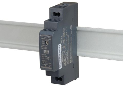 ZASILACZ IMPULSOWY NA SZYNĘ DIN MEAN WELL HDR-15-12 12V/15W/1.25A MEAN WELL