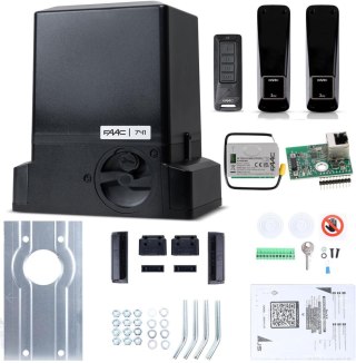 Zestaw Delta 3 SMART - FAAC 741 (Wi-Fi+LAN+BLE) do 900kg bram przesuwnych FAAC