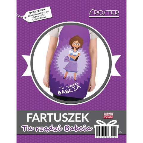 Fartuszek Tu rządzi Babcia prezent na Dzień Babci