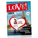 Ramka na zdjęcia LOVE okładka magazynu prezent