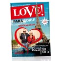 Ramka na zdjęcia LOVE okładka magazynu prezent