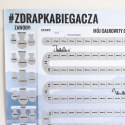 Zdrapka Biegacza plakat do zdrapywania PREZENT