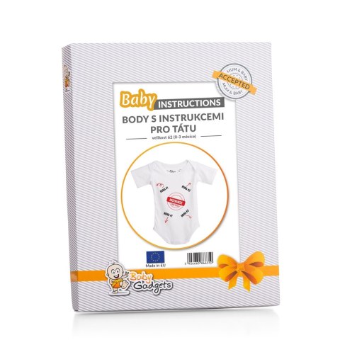 Baby Instructions - Body z instrukcją dla Taty (CZ)