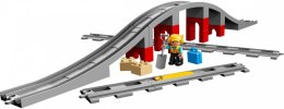 Klocki Lego Klocki DUPLO 10872 Tory kolejowe i wiadukt