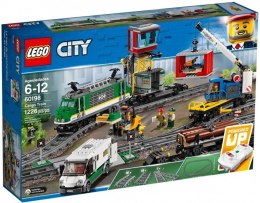 Klocki Lego Klocki City 60198 Pociąg towarowy